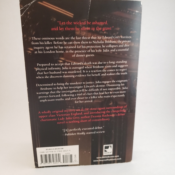 DEANNA RAYBOURN - A Lady Julia Grey Novel - Silent in the .... - Picture 3 of 10